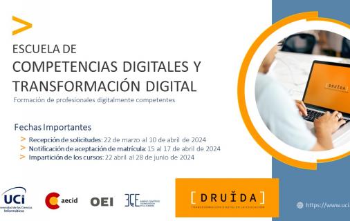 Escuela de competencias digitales y transformación digital 