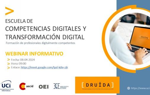 Webinar sobre la Escuela de Competencias Digitales